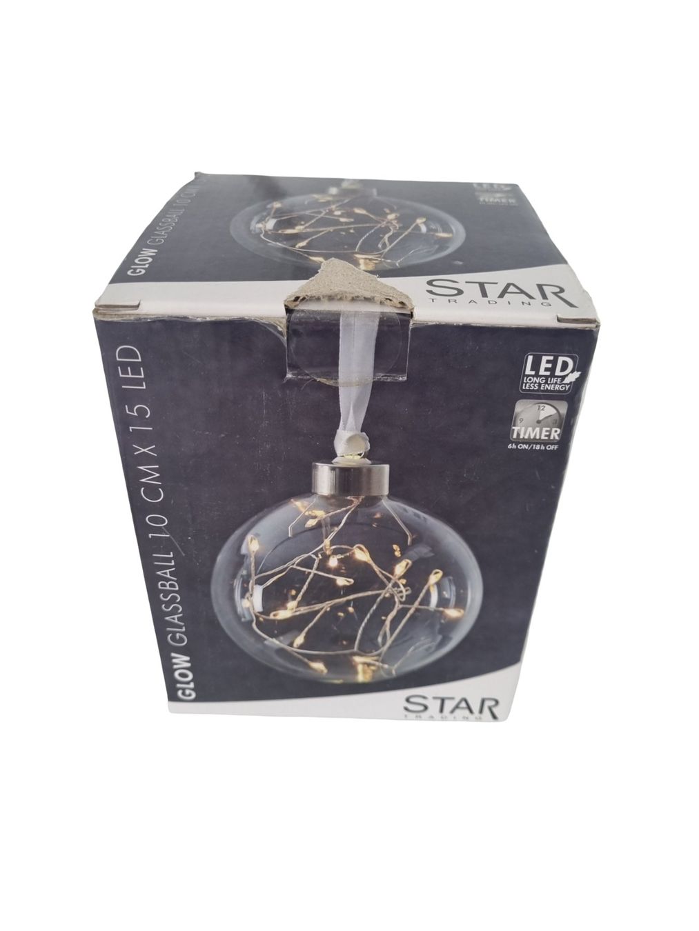 Tutte le decorazioni: Star Glow Glasball mit LED – Nuovo (secondo la descrizione) da Wangen b. Olten venduto da Restwert_Wangen