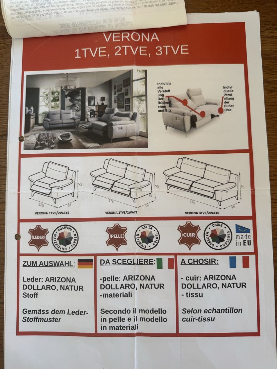 Sofas: TOPP!! 2 Echtleder-Sofa braun - elektrisc – Gebraucht aus Wernetshausen von Laurita_lca 4