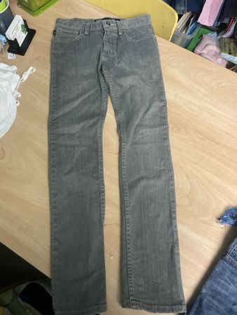 Vans V76 Jungen Skinny Jeans, Gr. 26/12, Grau - Top Zustand!