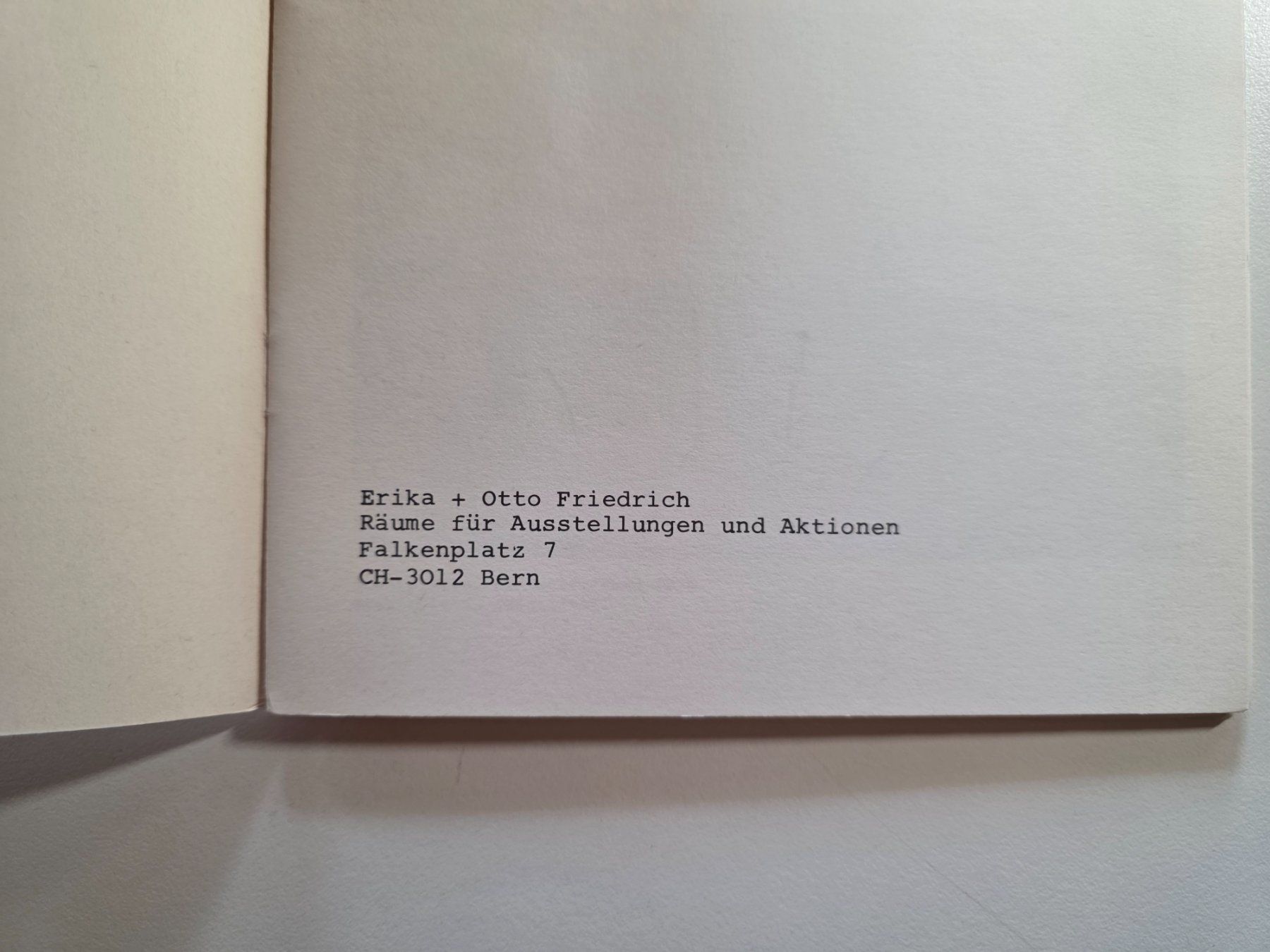 Bücher: Michael Biberstein - Erika & Otto Friedrich Bern  - 1978 – Gebraucht aus Walterswil BE von Lonitti 2