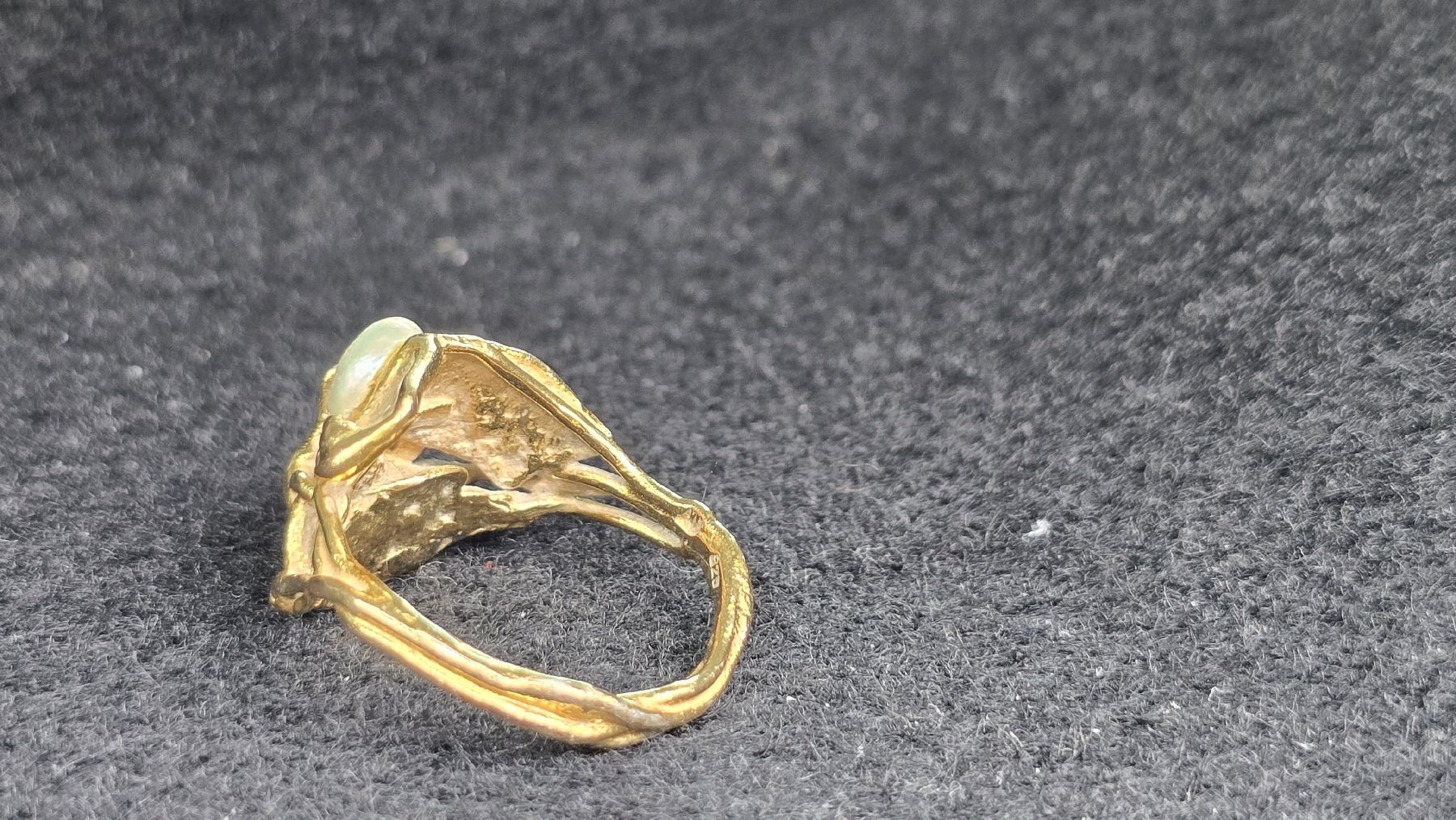 Ringe: Bague or et argent 0.925 vermeil perle – Gebraucht aus Cressier NE von Oldwatch94 9