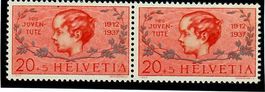1937 83.3.01 Pro Juventute, A mit Retouche, **