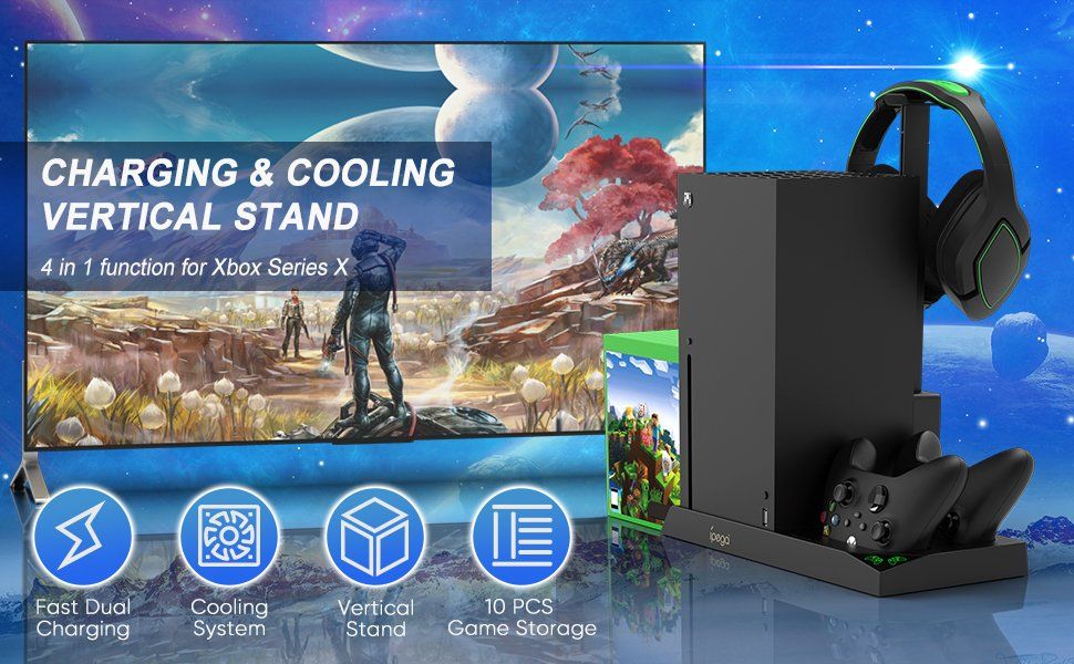 Charging Station + Cooling Stand Xbox Series X Console Kaufen auf Ricardo