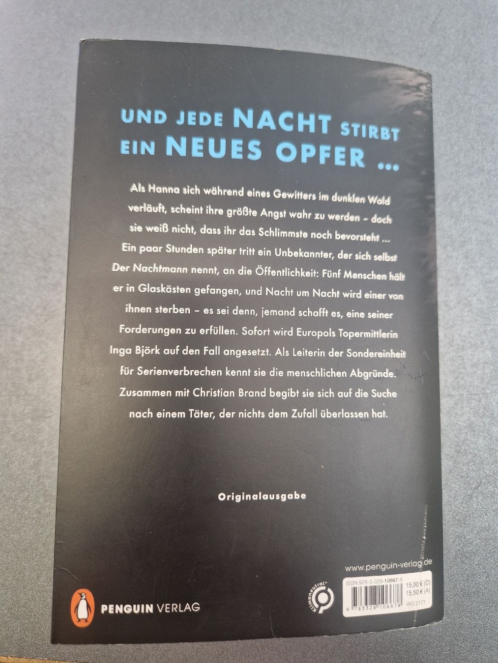 Livres: Die Nacht - Jan Beck Thriller  – D'occasion à Meilen par Hausimaasi 1