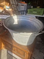 Zinkwanne Zuber Bottich Blechwanne, ideal für den Garten 💦?