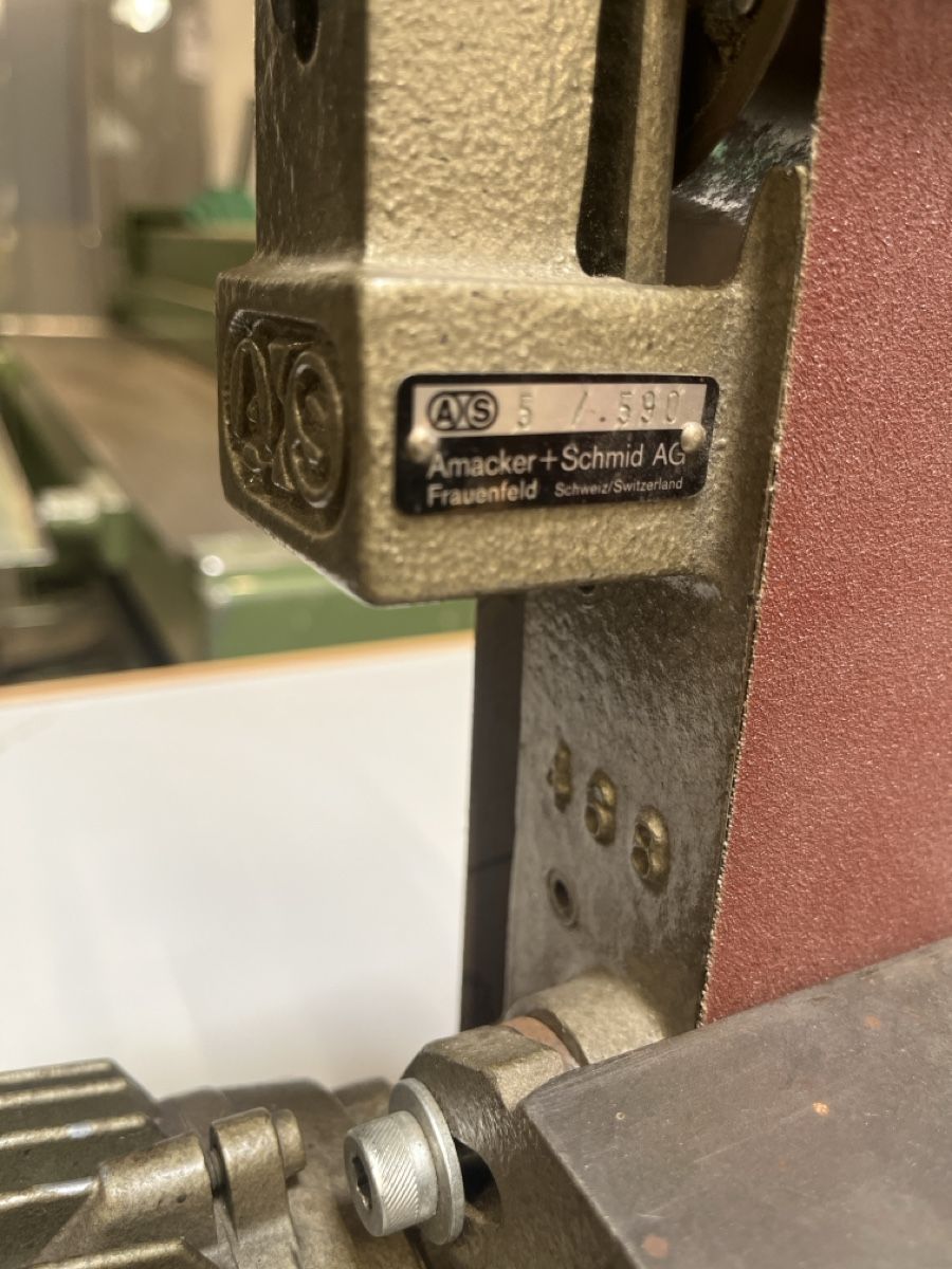Schleifen & Polieren: Amacker + Schmid Bandschleifmaschine, herzig, selten, Qualit – Gebraucht aus Winterthur von ReUse_Baumarkt 3