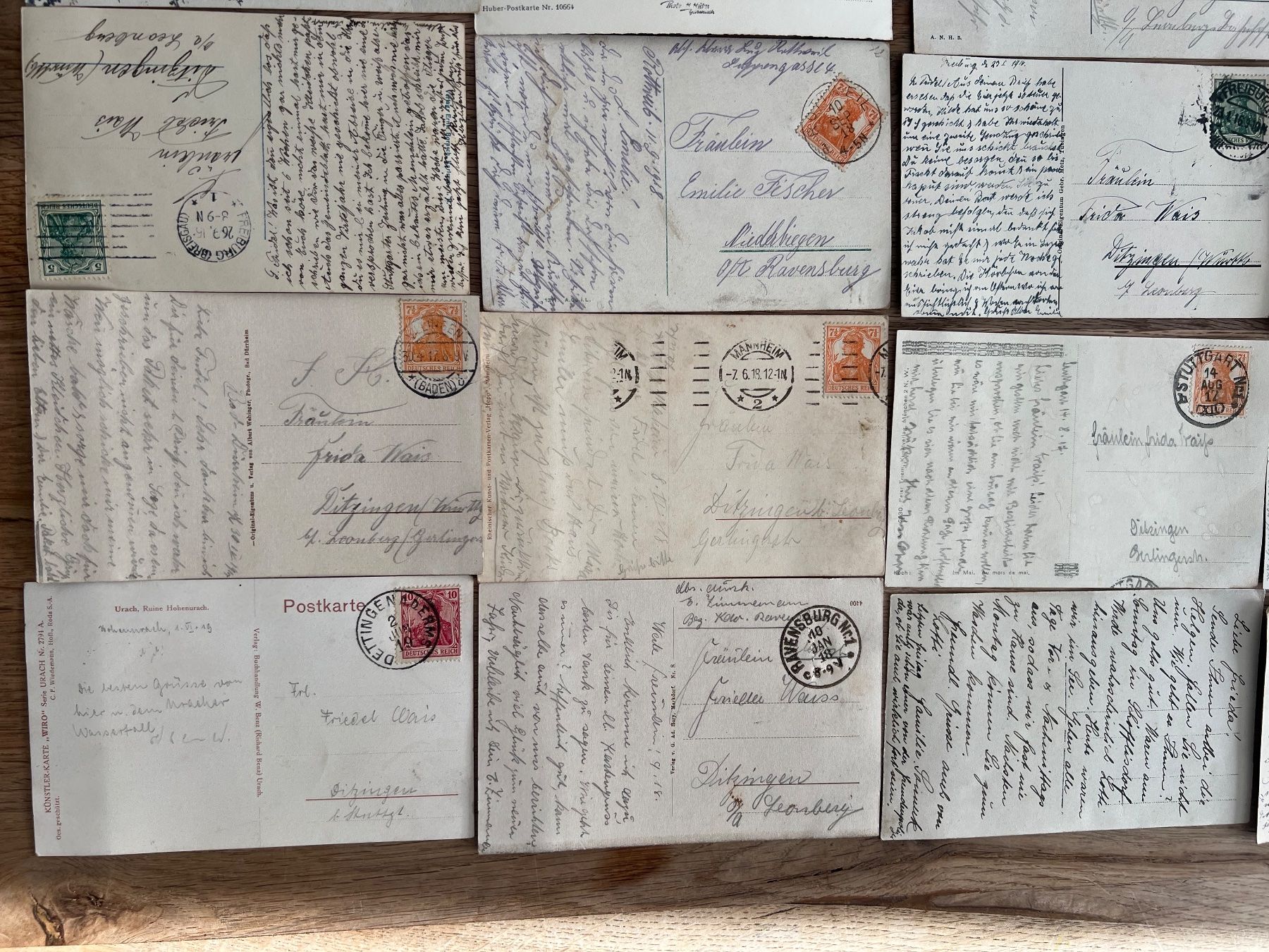 Cartoline postali: Sammlung Ansichtskarten Deutsches Reich – Usato da Hermetschwil-Staffeln venduto da militaria-schweiz 6
