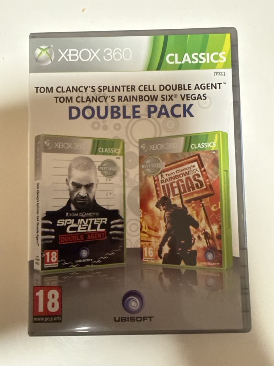 Microsoft Giochi: Xbox 360 - Splinter Cell & Rainbow Six, Double Pack! – Usato da Mels venduto da all_for_you