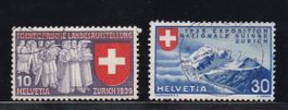 Timbres suisses 1939