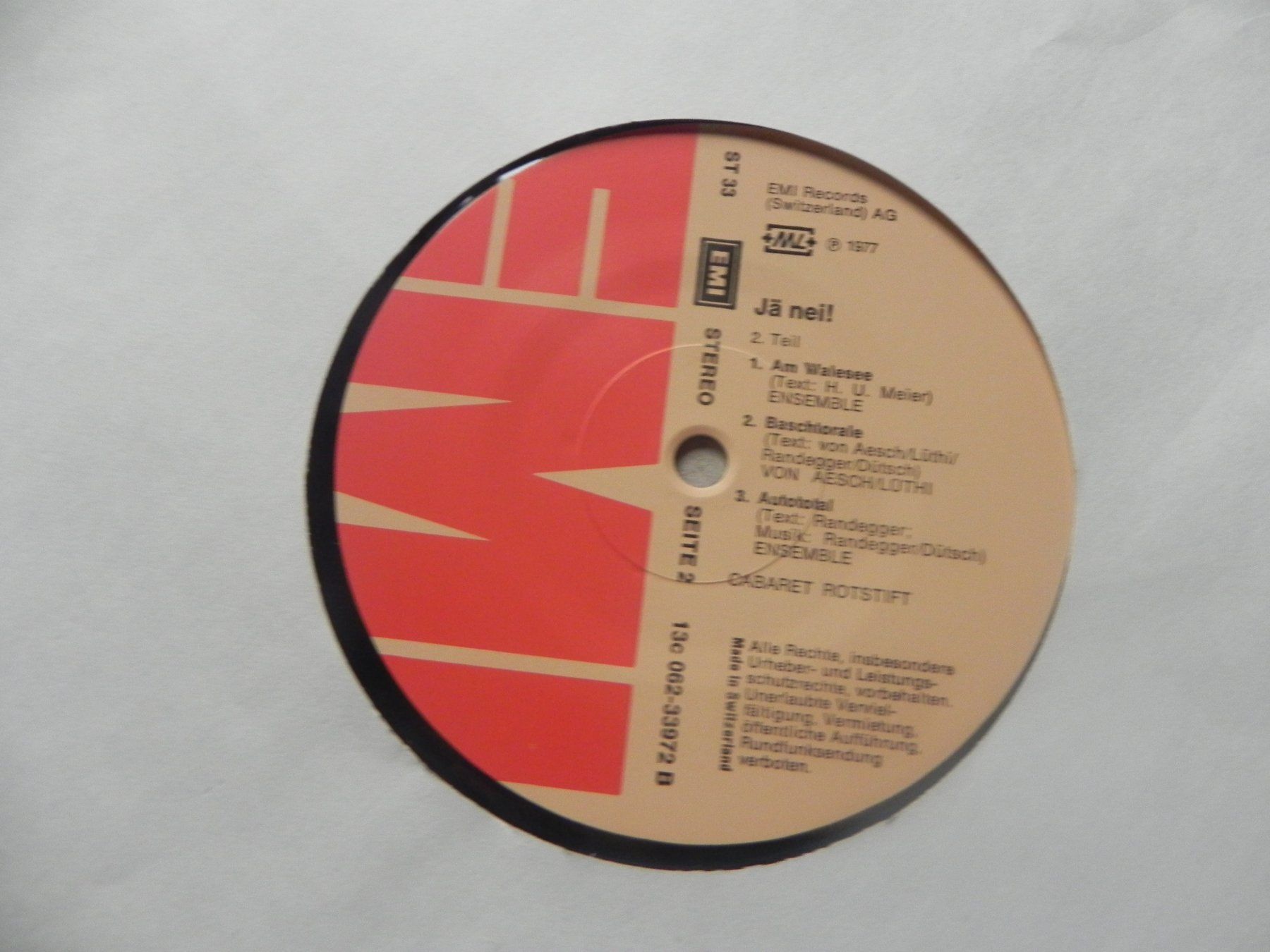 Schallplatten: LP Schweiz Cabarte Rotstift Schweizer Humor 1977 – Gebraucht aus Siebnen von krimsie 5