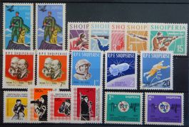 Albanien Lot mit guten Werten und Sätzen ** 1955/65 Lot III