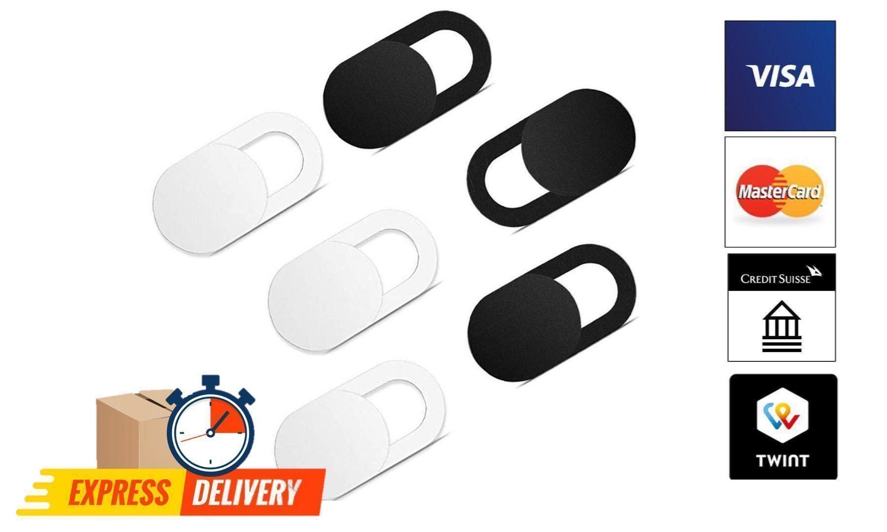 Altro: 3x Kamera Abdeckung Anti-Spion - Weiss – Nuovo e nell'imballaggio originale da Schlieren venduto da yan_m9ss