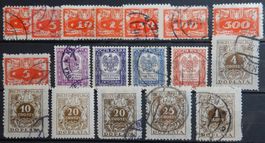 Polen Porto & Dienst Lot mit alten Werten