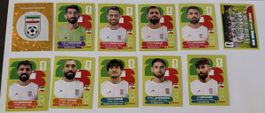 Panini WM 2026 - Iran Set 11 Stk. inkl Wappen & Teambild