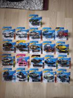 21 Stk.Hot Wheels Autos, Diverse Modelle. Neu ind OVP inkl.