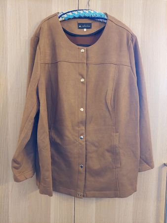 Schöne braune Jacke Gr. 60, neuwertig 