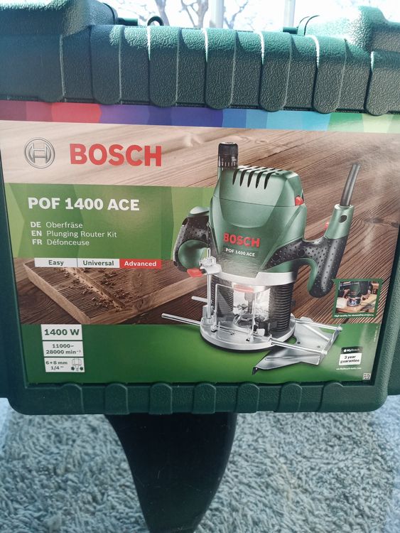 Défonceuse Electrique Bosch Pof 1400 Ace, 1400 W