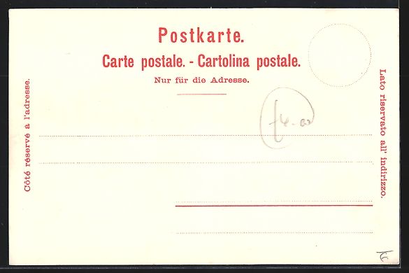Cartoline postali: Litho Montreux, Teilansicht mit Bergen,  – Usato da Berlin venduto da bartko-reher 1