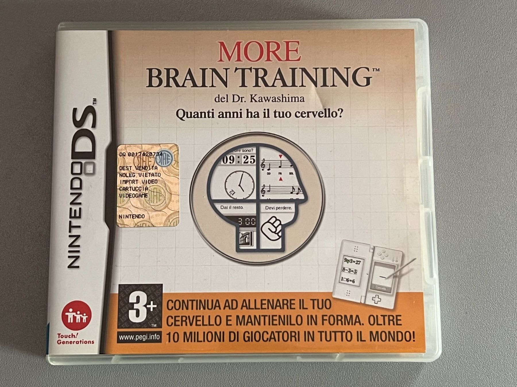 Nintendo Giochi: More Brain Training Del Dr. Kawashima  NDS – Usato da Rivera venduto da poweradem05