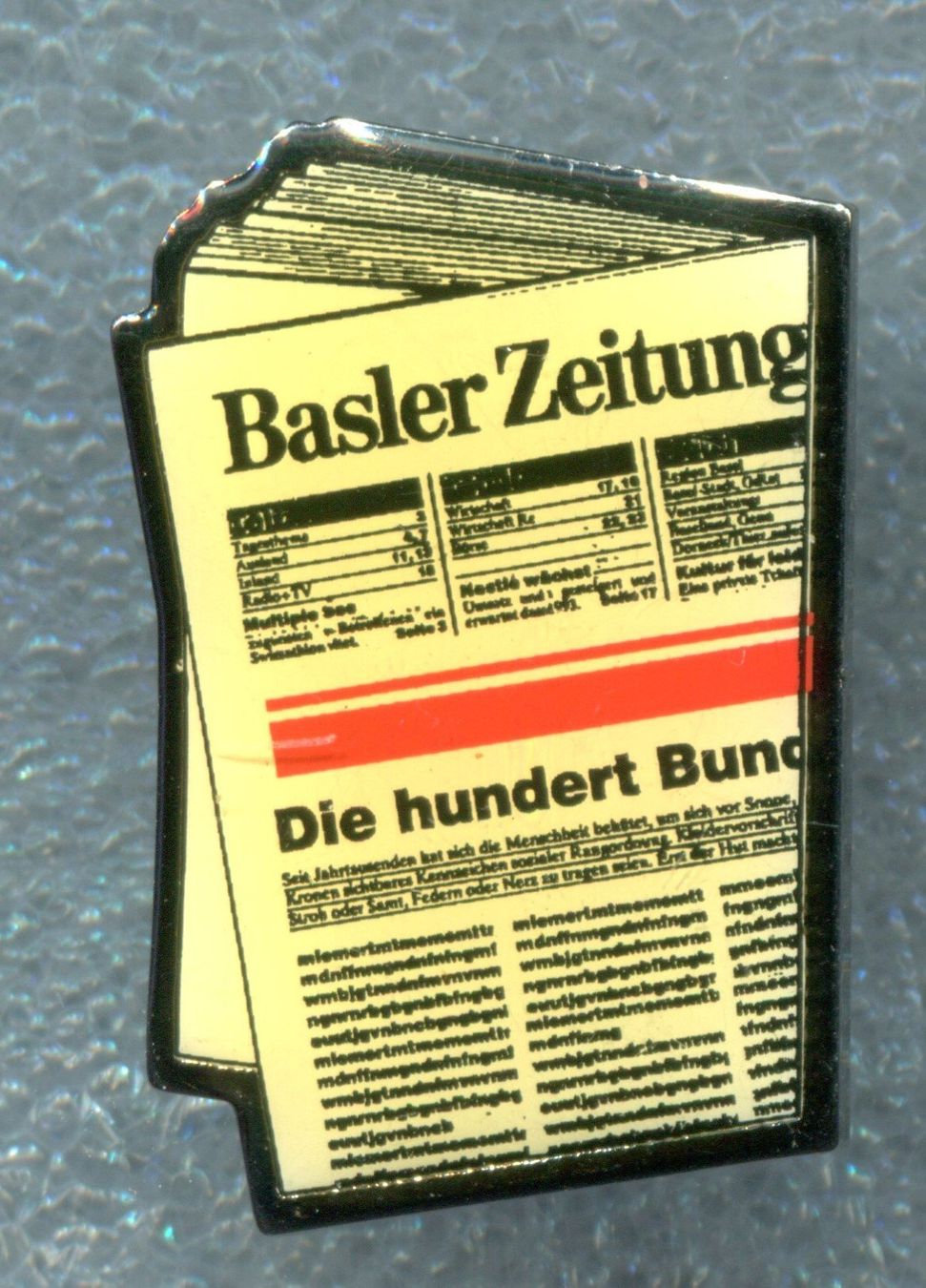 Plaketten & Abzeichen: Basler Zeitung – Gebraucht aus Winterthur von Sammleroase
