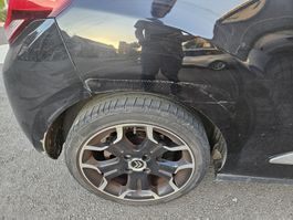 4 roues Citroën DS3, 17 pouces, pneus usés