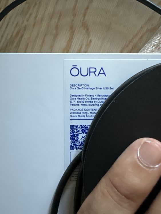 Oura Ring Heritage Silver 手っ取り早い US9 gen3