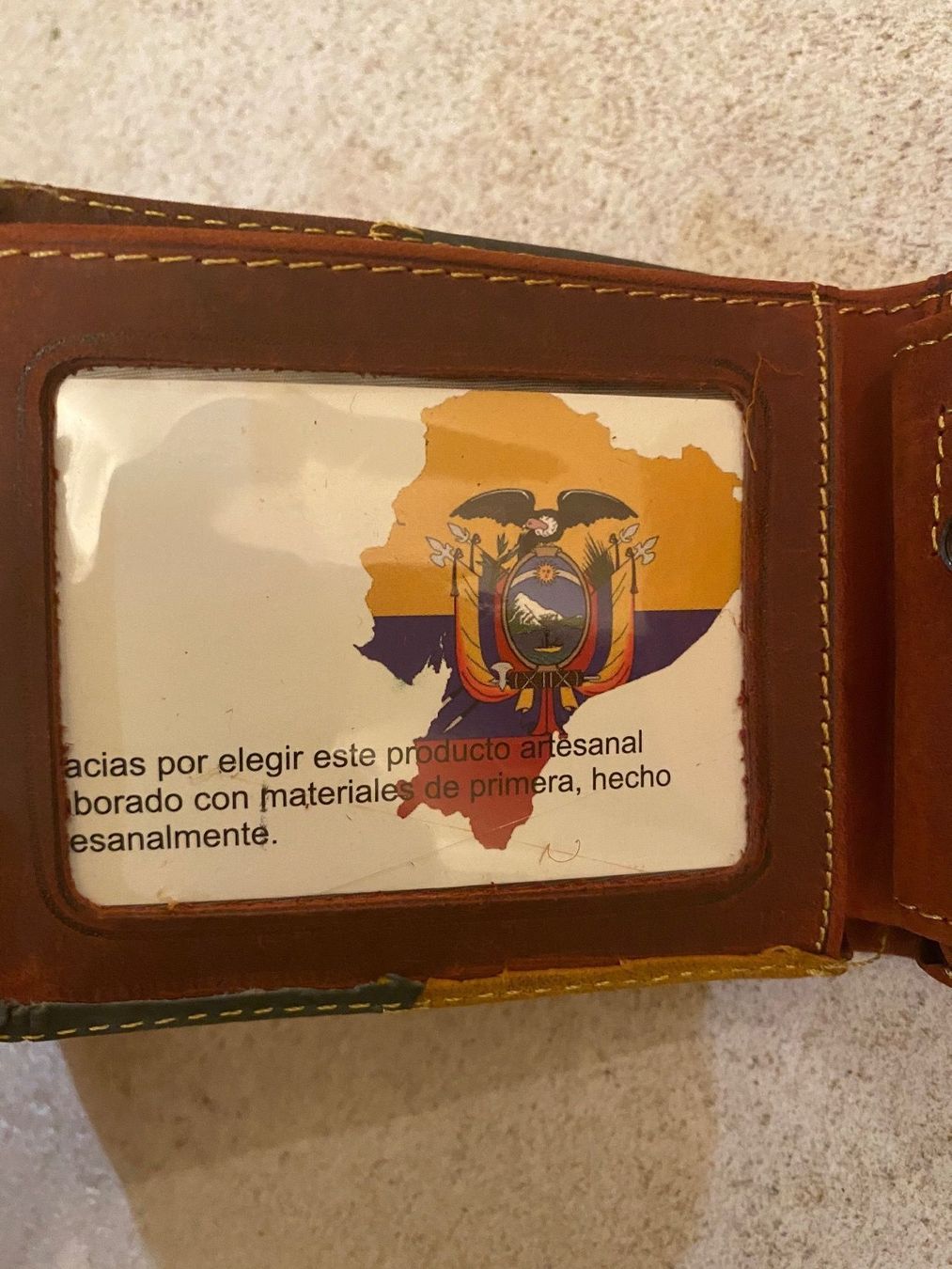 Portafogli: Portefeuille cuir Ecuador original – Usato da Lausanne venduto da 55Foxtrot 4