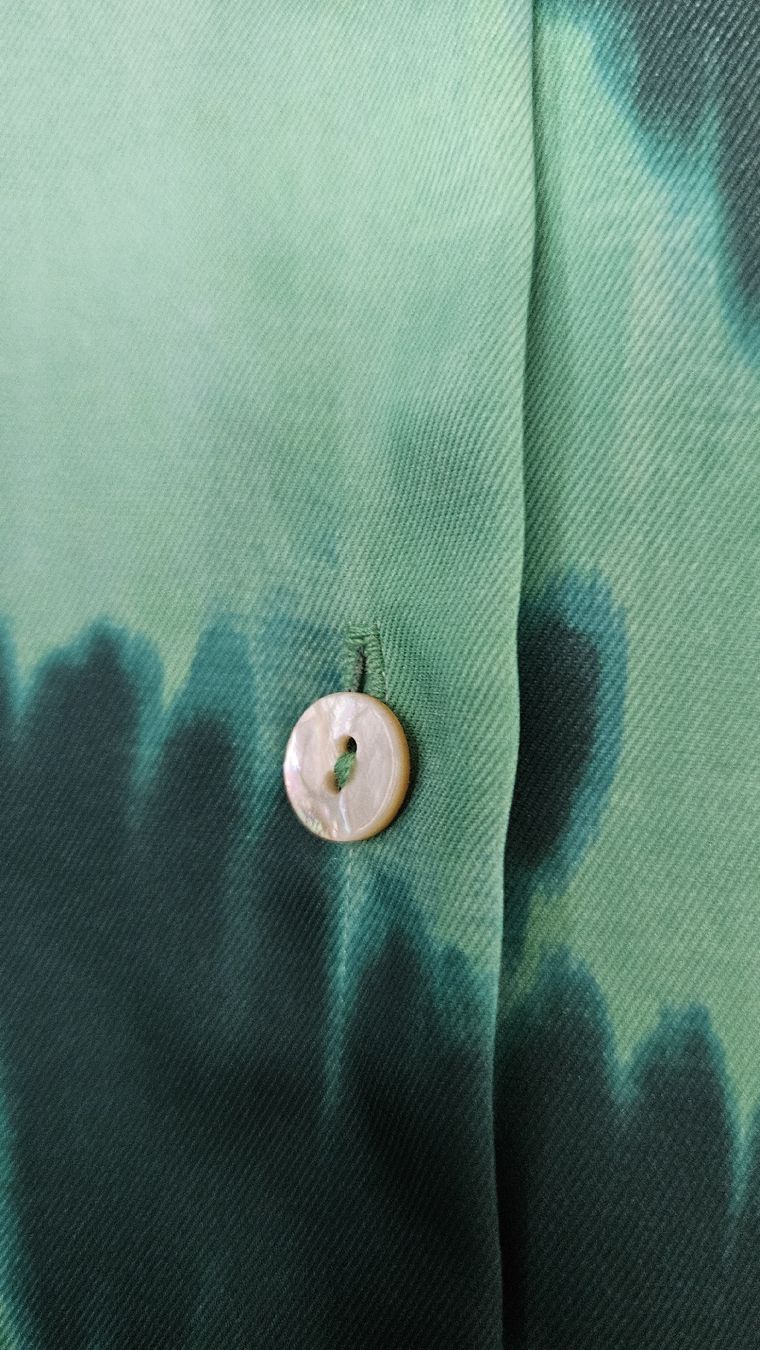 Mango Blusen: Grüne künstlerische Bluse Gr. S – Gebraucht aus Hettlingen von Leaena279 3