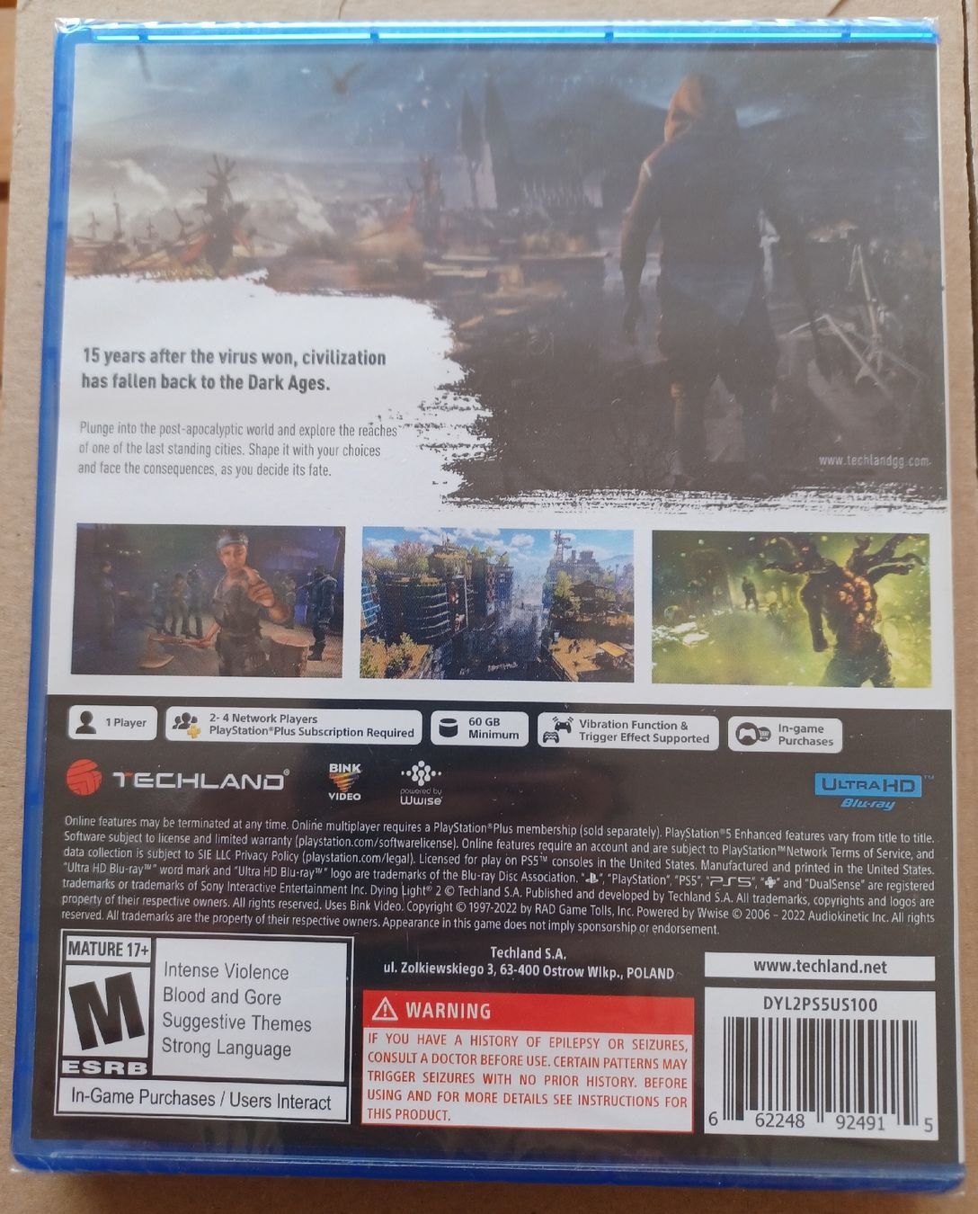 Giochi: Dying Light 2 PS5 Orginal verpackt – Nuovo e nell'imballaggio originale da Eggenwil venduto da Murmeltier87 1