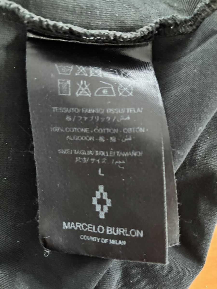 Marcelo burlon T-shirt: Marcelo Burlon Shirt Gr. L – Usato da Küttigen venduto da Luckynatur 3