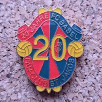 Limitierter Pin, 20 Jahre  FC Basel Fanclub St. Jakob, 1995