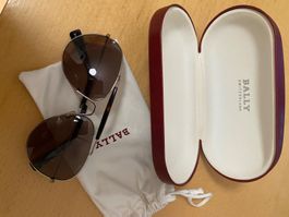 Sonnenbrille Bally Modell Aviator braun gebraucht Zustand