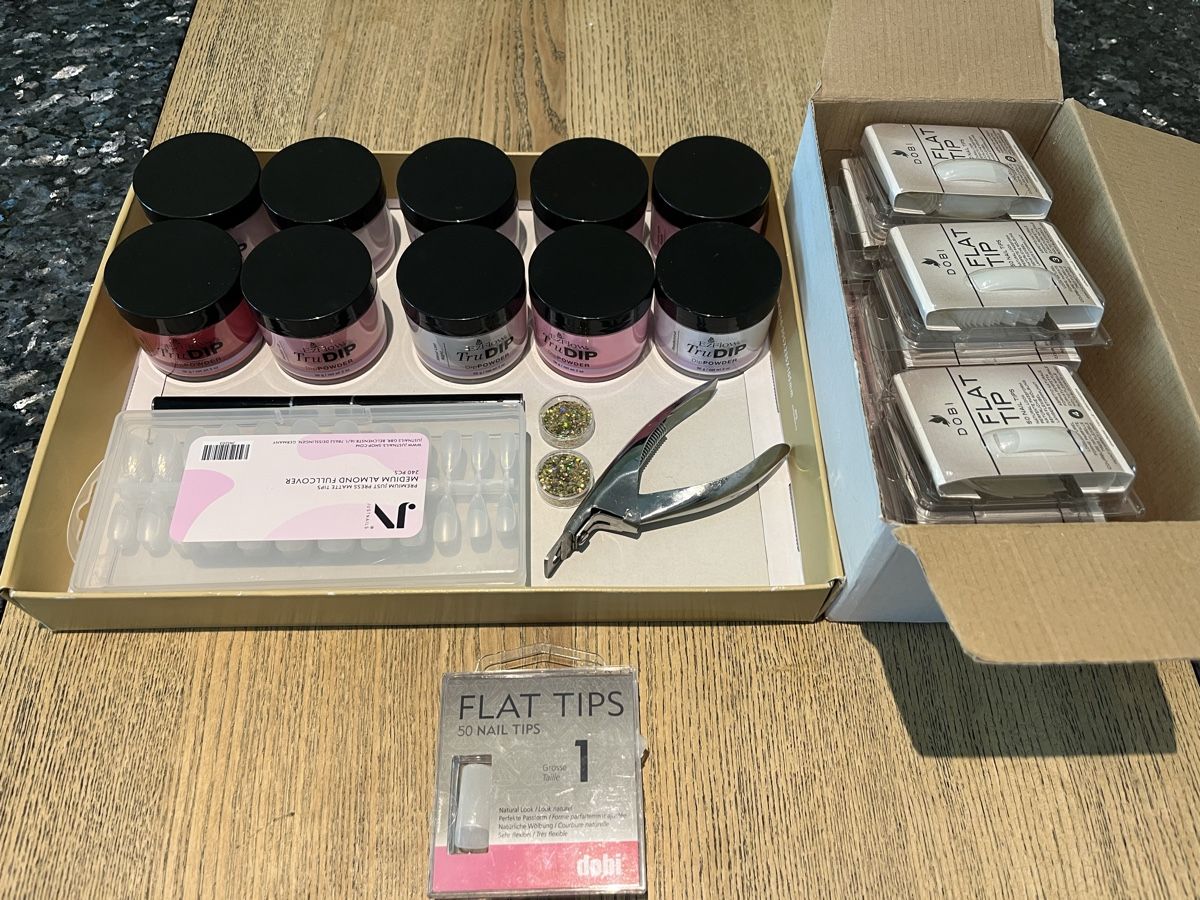 Unghie finte: EzFlow TruDIP Set, Tips und Zubehör – Usato da Hinterkappelen venduto da bar_ms2z