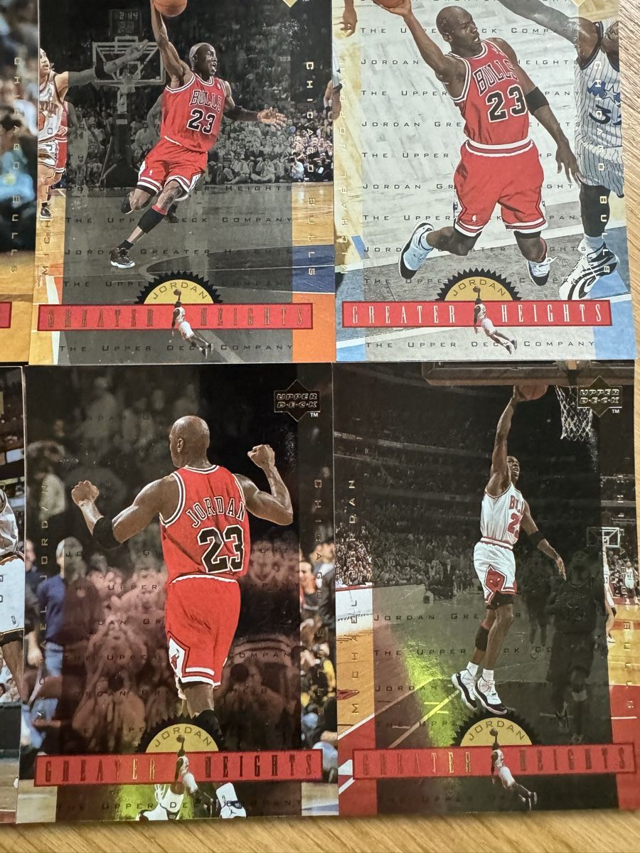 Jordan Sammelbilder & Trading cards: Michael Jordan Upper Deck Greater Heights Card Set – Gebraucht aus Founex von egz_58qz 4