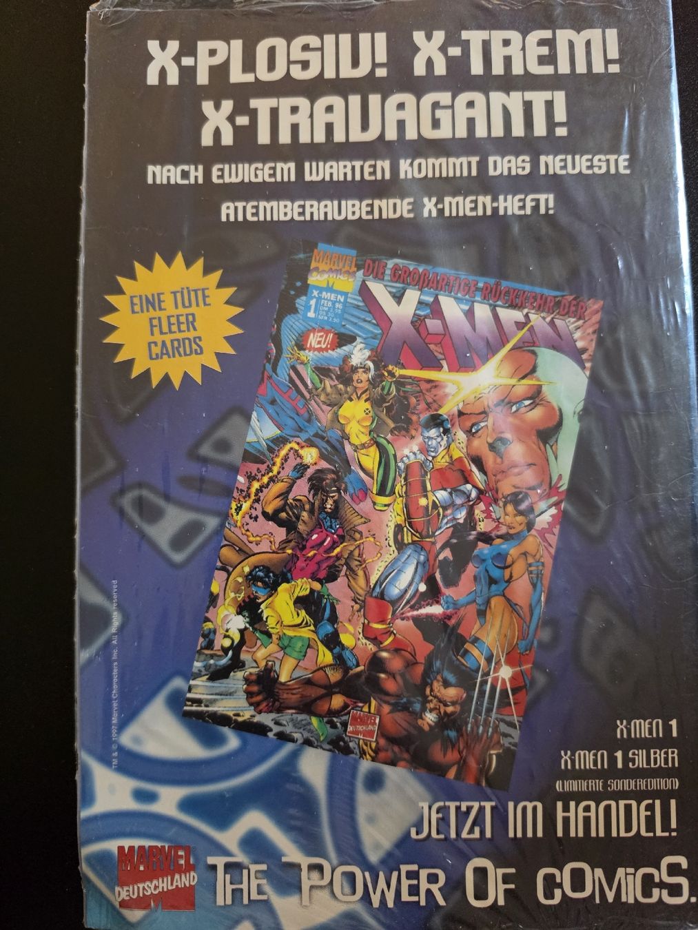 Comics: Marvel Spiderman Comic Nr 1 mit Fleer Trading Cards Set – Neu (gemäss Beschreibung) aus naters von Putschgi 1