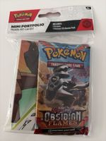 Pokemon Mini Portfolio + Booster Obsidian Flames Scarlet🇬🇧
