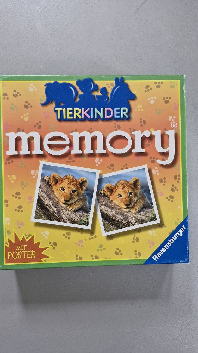 Puzzles: Ravensburger Memory Tierkinder 72 Karten – Neu (gemäss Beschreibung) aus Allschwil von nel_cbk8