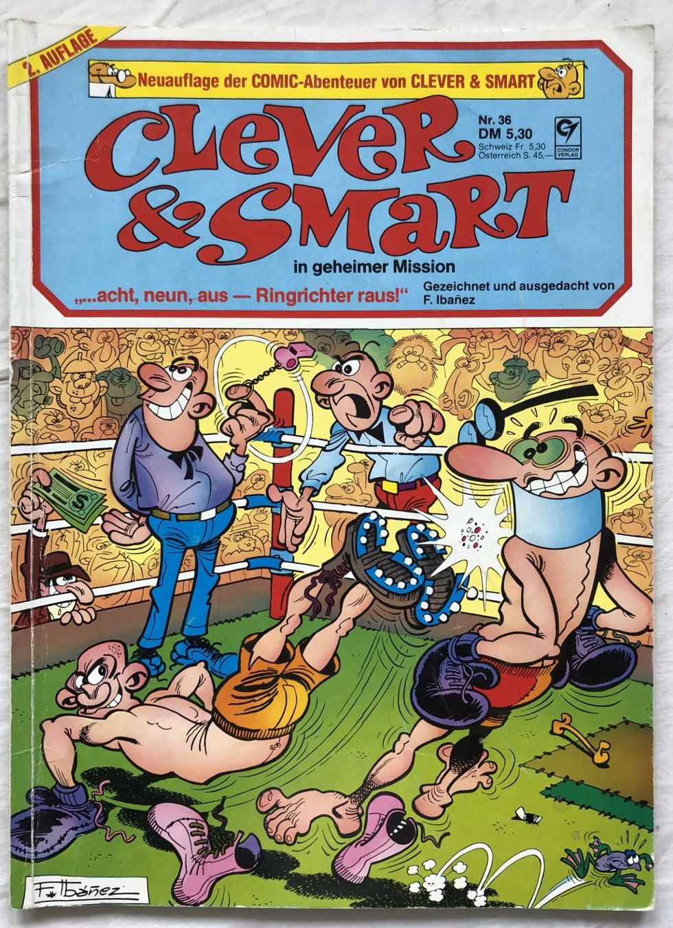 Fumetti: CLEVER & SMART - Nr.36 - 2.Auflage – Usato da Schaffhausen venduto da durruti