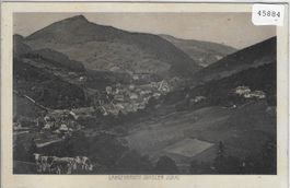 Langenbruck - Generalansicht mit Kuhherde