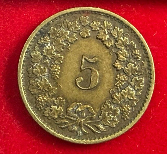 Tutti le monete: Schweizer Münze 5 Rappen 1918 – Usato da Luzern venduto da Kartenansicht 1