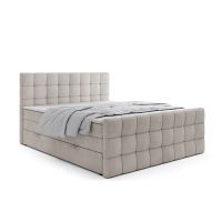 BOXSPRINGBETT beige 180X200cm H3 INKL TOPPER  WINTER SALE%