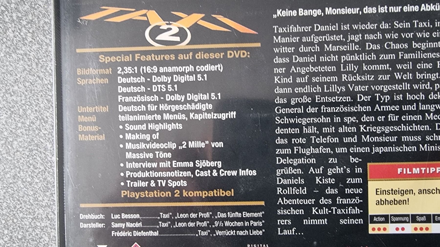 Tutti i DVDs: DVD Taxi 2 - Deluxe Edition – Usato da Oetwil am See venduto da fineli2 1