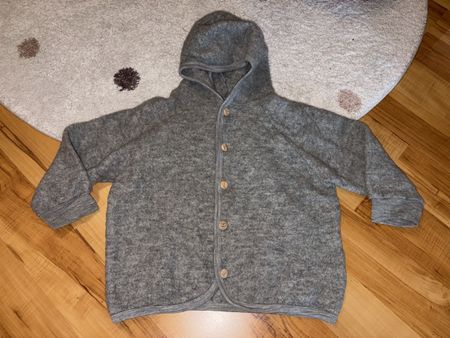 Wollfleece Jacke Engel, 110/116