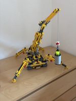 Lego Technic Kran gelb aufgebauter Zustand