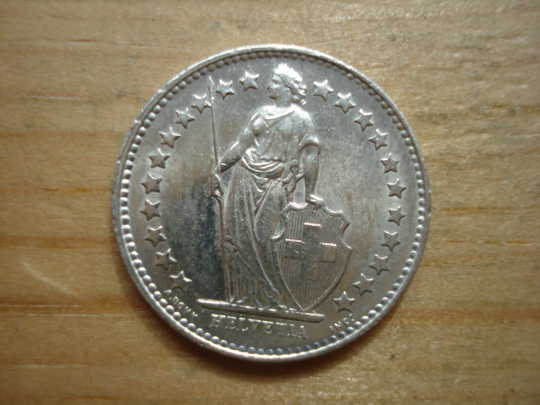 Tutti le monete: (S) 1/2 Franken 1946 STGL – Usato da Erlach venduto da Net-Coins 1