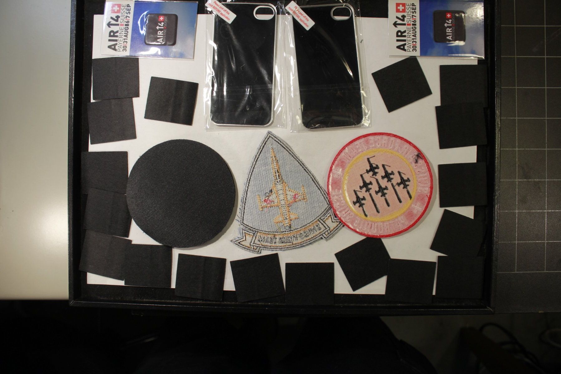 Schweizer Armee Plaketten & Abzeichen: Badges Aviation suisse – Gebraucht aus La plaine von 762 3