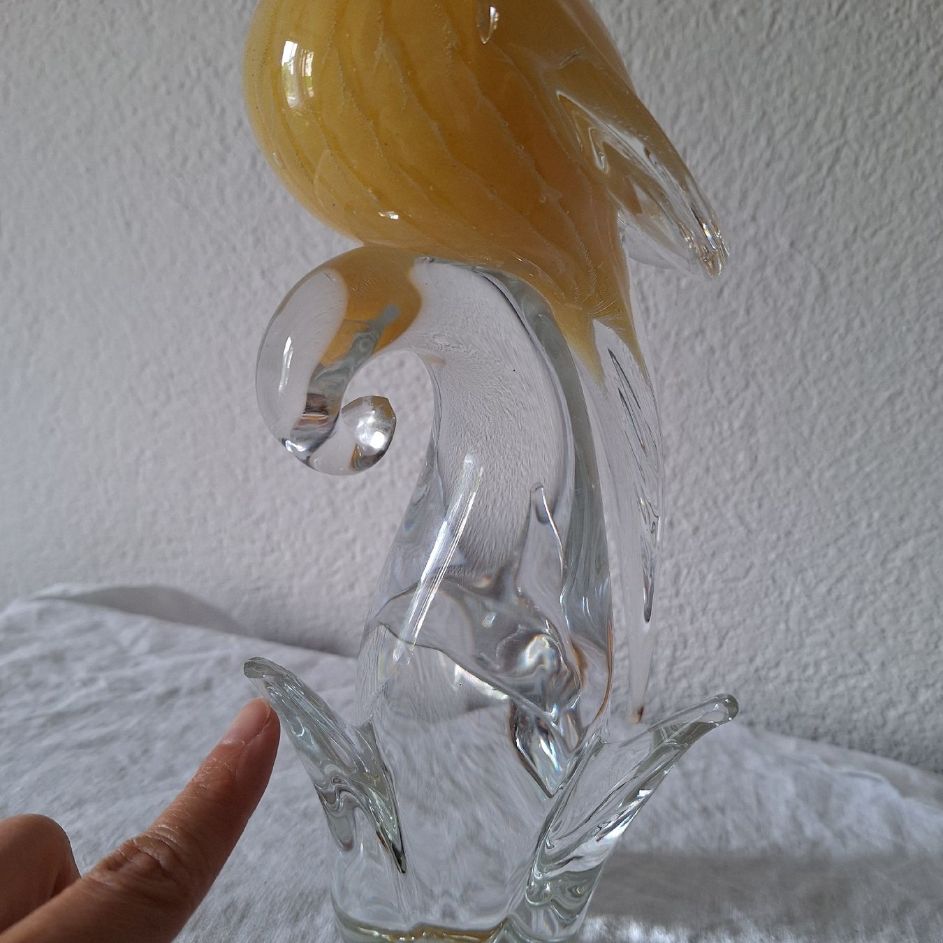 Sculture & Statue: Schwerere Figur. Mittelgross Glas Vogel – Usato da Winterthur venduto da Goldpipau 3