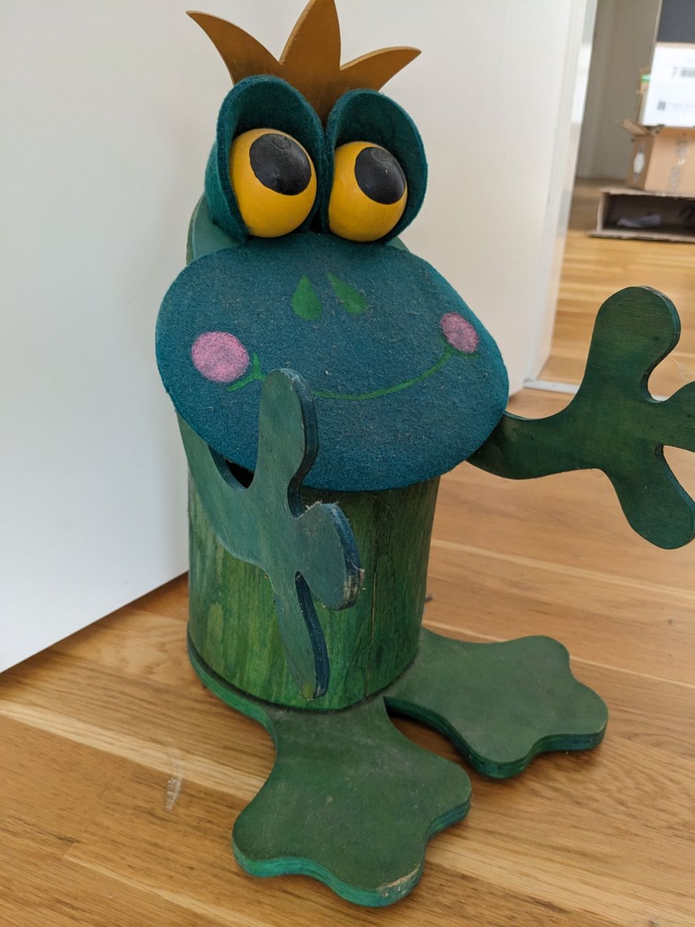 Statuette: Frosch aus Holz – Usato da Sutz venduto da Rawypp 1