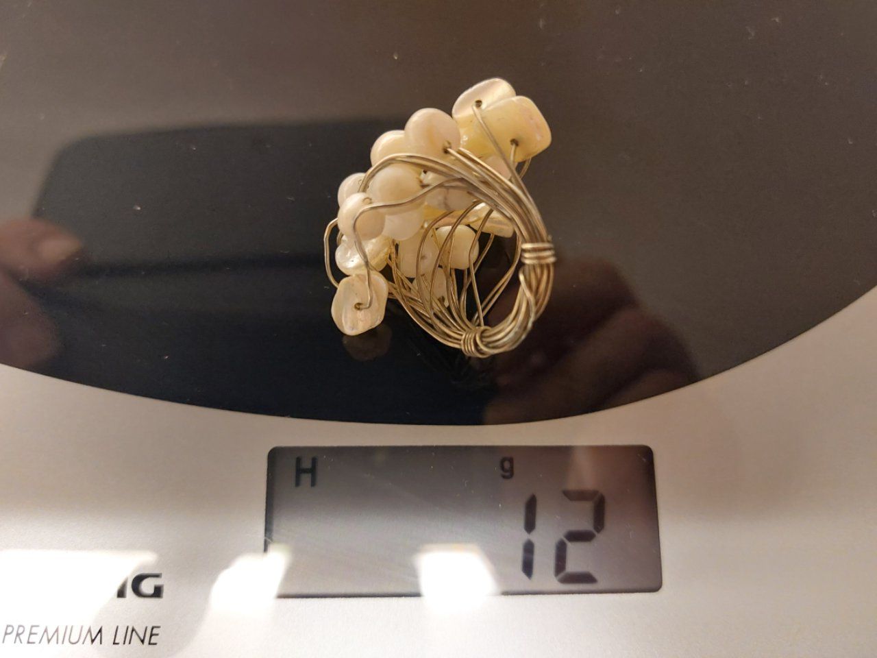 Ringe: Metal ring + ( Pearls or shell splinters ?) Frs 1 – Gebraucht aus Pambio Noranco von TREBORLOP 1