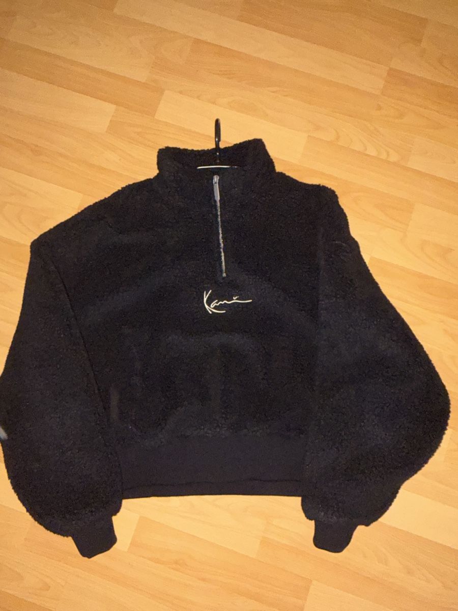 Maglioni & Felpe: Fleece Pullover schwarz Karl Kani Grösse M getragen – Usato da Oberdiessbach venduto da noe_p77k